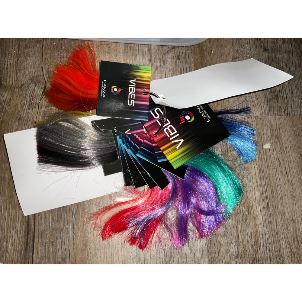 Lanza VIBES Swatch Ring Professional Hair Color Reference Chart Guide